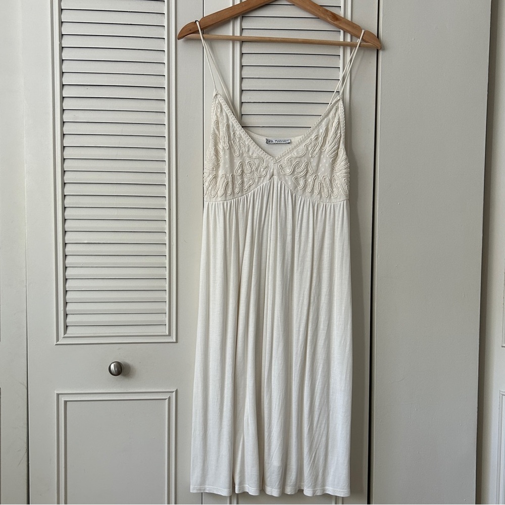 Zara White summer dress